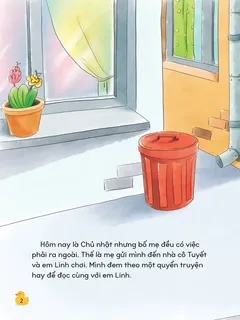 Chủ nhật ở nhà cô Tuyết cùng em Linh