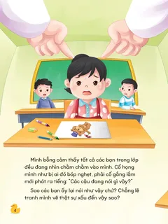 Bị xúc phạm tranh vẽ trước lớp học