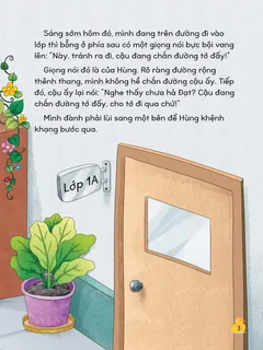 Cảnh bị bắt nạt trên đường vào lớp