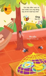 Học về ong và ve sầu trong vườn