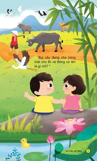 Bi và Bông dưới bóng mát bụi tre