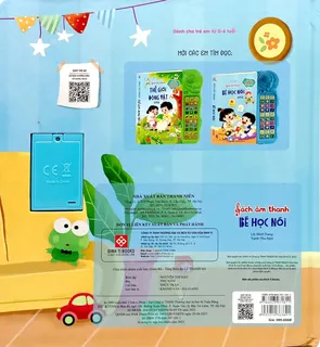 Bìa sau sách âm thanh Bé Học Nói