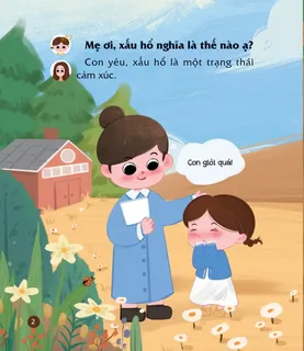 Bài học về cảm xúc xấu hổ qua hội thoại mẹ con