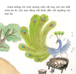 Ouka múa ba lê và chơi dương cầm tài giỏi