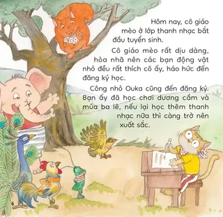 Cô giáo mèo tuyển sinh lớp thanh nhạc