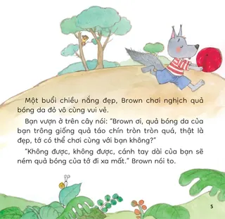 Brown từ chối chia sẻ bóng với bạn vượn