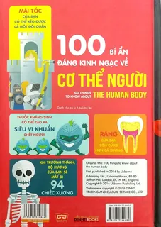 Bìa sau sách 100 bí ẩn cơ thể người