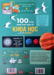 Bìa sau sách 100 bí ẩn về khoa học