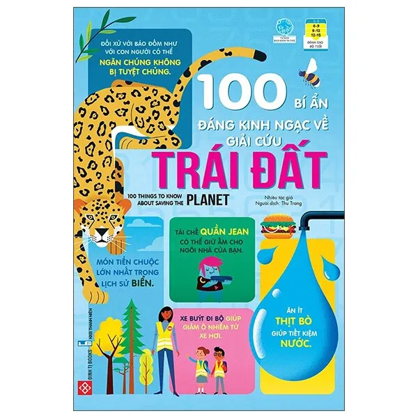 Giải Cứu Trái Đất bìa cứng cho bé 6-9 tuổi của Nhiều Tác Giả, NXB Thanh Niên, bìa xanh dương nổi bật
