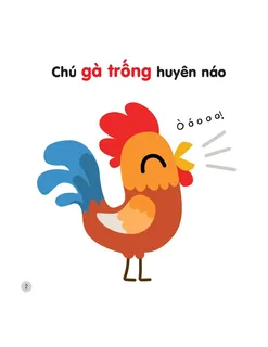 Chú gà trống huyên náo kêu ò ó o
