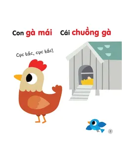 Con gà mái và cái chuồng gà