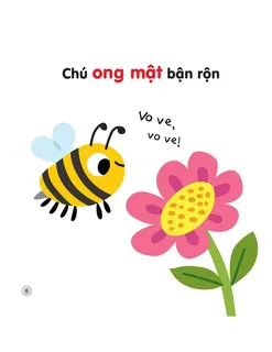 Chú ong mật bận rộn hút mật hoa