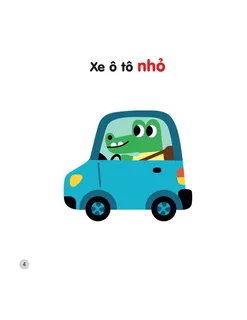 Xe ô tô nhỏ - Cá sấu lái xe