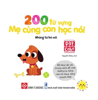 Bìa sách 200 từ vựng mẹ cùng con học nói