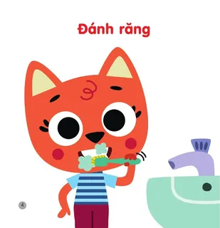 Bé học đánh răng mỗi ngày