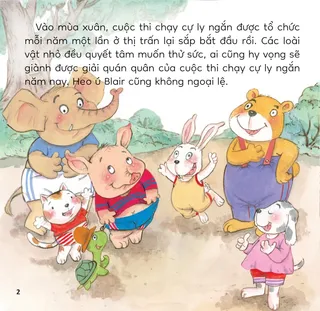 Các con vật tham gia cuộc thi chạy mùa xuân