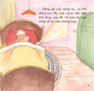 Lucas thả lỏng và ngủ thiếp đi