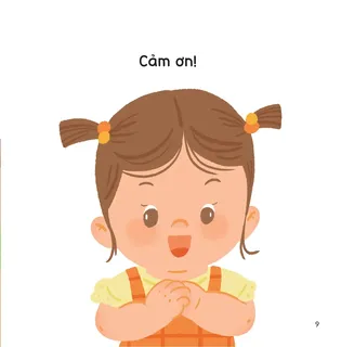Bé học nói Cảm ơn lễ phép