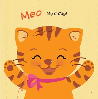 Mèo mẹ xuất hiện với tiếng Meo