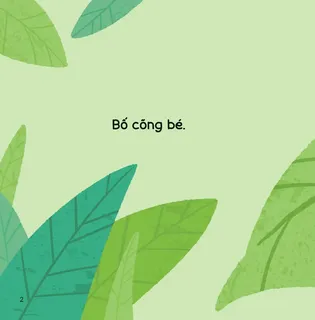 Bố cõng bé - bài học tình cảm gia đình