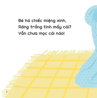 Bài thơ vui về răng trắng của bé