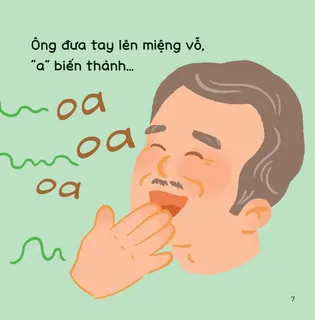 Ông vỗ tay miệng tạo âm oa oa