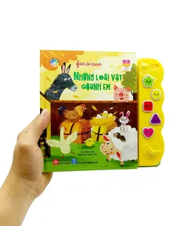 Bìa sách âm thanh loài vật nông trại