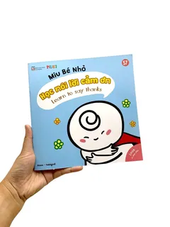 Bìa sách học nói lời cảm ơn song ngữ