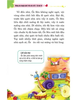Ốc Sên chăm chỉ dọn dẹp nhà cửa sạch sẽ
