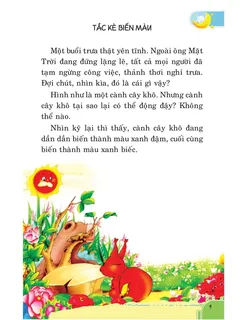 Tắc kè biến màu - câu chuyện thiên nhiên thú vị