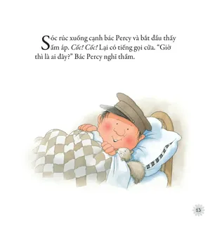 Sóc rúc vào chăn ấm cùng bác Percy