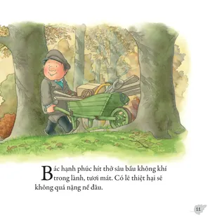 Bác làm vườn lạc quan sau cơn bão