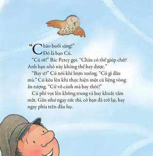 Cú dạy bài học về cách bay