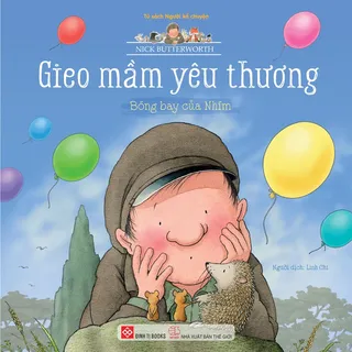 Bìa sách Bóng Bay Của Nhím đầy màu sắc