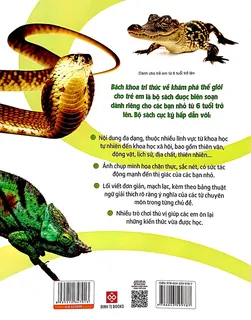 Bìa sau sách Bò Sát - Reptiles cho trẻ em