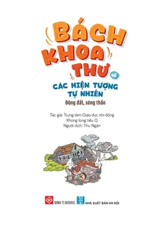 Trang bìa trong sách Động Đất Sóng Thần