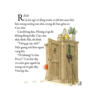 Cáo trốn vào tủ khi nghe tiếng bác Percy