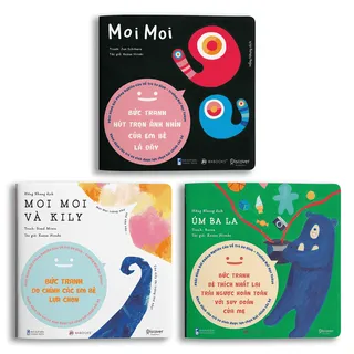 Bộ Sách Ehon 3 Cuốn - Moimoi Và Những Người Bạn, bìa mềm cho bé 0-2 tuổi của Hiraki Kazuo, Ichihara Jun