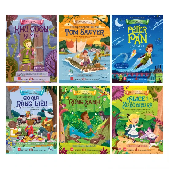 Bộ Sách Tác Phẩm Kinh Điển Dành Cho Thiếu Nhi bìa mềm cho bé 3-9 tuổi của Frances Hodgson Burnett, NXB Văn Học